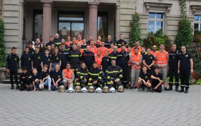Exercice avec les pompiers volontaires
